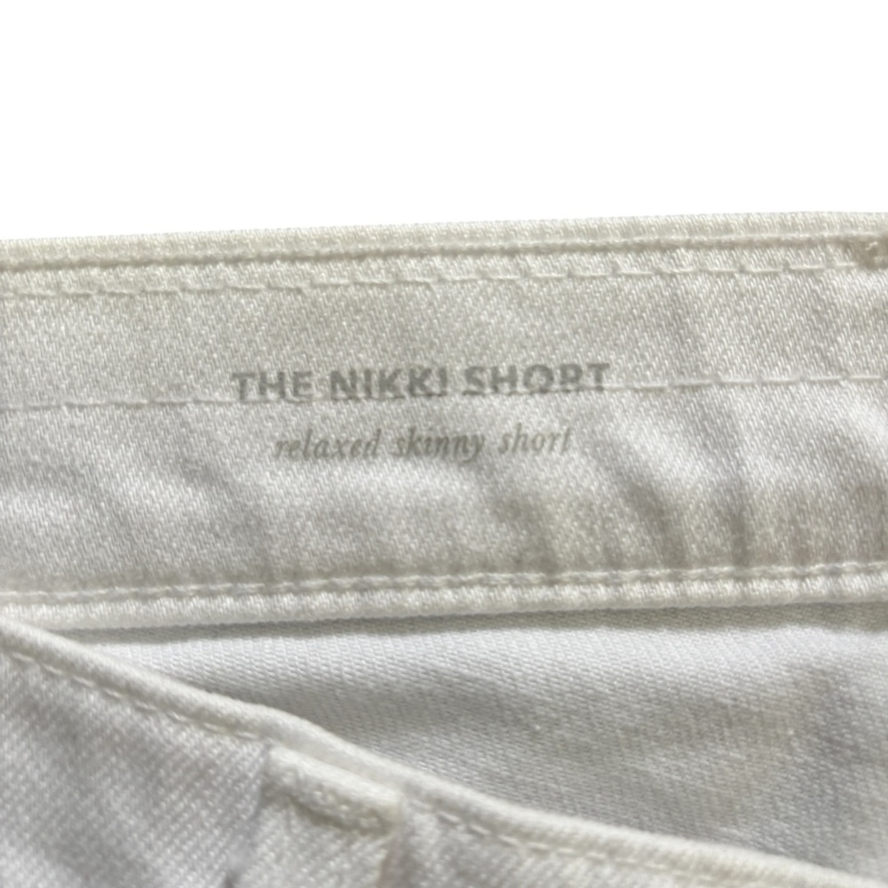 AG Denim The Nikki Relaxed Skinny Distressed Bermuda Denim Shorts - Picture 6 of 16